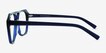 Sea Navy Alternative MaterialsEyeglass Frames from EyeBuyDirect, Side View