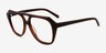 Sea Chocolate AcetateEyeglass Frames from EyeBuyDirect, Angle View