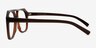 Sea Chocolate AcetateEyeglass Frames from EyeBuyDirect, Side View