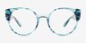 Tsunami Floral AcetateEyeglass Frames from EyeBuyDirect, Front View