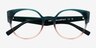 Tsunami Green Pink AcetateEyeglass Frames from EyeBuyDirect, Closed View