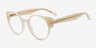 Tsunami White AcetateEyeglass Frames from EyeBuyDirect, Angle View