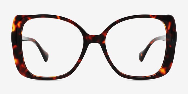 Monarch Tortoise AcetateEyeglass Frames from EyeBuyDirect, Front View