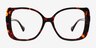 Monarch Tortoise AcetateEyeglass Frames from EyeBuyDirect, Front View