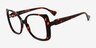 Monarch Tortoise AcetateEyeglass Frames from EyeBuyDirect, Angle View