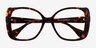 Monarch Tortoise AcetateEyeglass Frames from EyeBuyDirect, Closed View