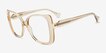 Monarch Brown AcetateEyeglass Frames from EyeBuyDirect, Angle View