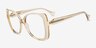 Monarch Brown AcetateEyeglass Frames from EyeBuyDirect, Angle View