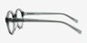 Miles Clear Green AcetateEyeglass Frames from EyeBuyDirect, Side View