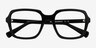 Coonrod Black Eco-friendlyEyeglass Frames from EyeBuyDirect, Closed View