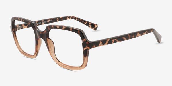 Brown Floral Coonrod -  Alternative-materials Eyeglasses