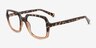 Coonrod Brown Floral Eco-friendlyEyeglass Frames from EyeBuyDirect, Angle View