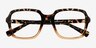 Coonrod Brown Floral Eco-friendlyEyeglass Frames from EyeBuyDirect, Closed View