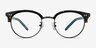 Annabel Tortoise Acetate-metalEyeglass Frames from EyeBuyDirect, Front View