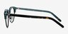 Annabel Tortoise Acetate-metalEyeglass Frames from EyeBuyDirect, Side View