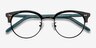 Annabel Tortoise Acetate-metalEyeglass Frames from EyeBuyDirect, Closed View