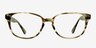 Aliana Olive AcetateEyeglass Frames from EyeBuyDirect, Front View