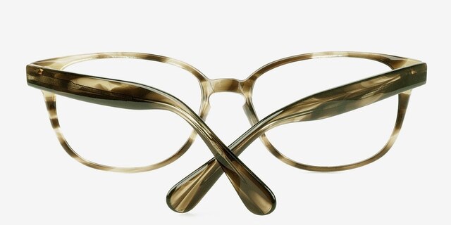 Aliana Olive AcetateEyeglass Frames from EyeBuyDirect, Closed View