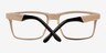 Ed Noir AcétateMontures de lunettes de vue d'EyeBuyDirect, Vue Rapprochée