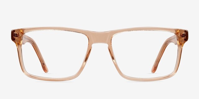 Ed Coral AcetateEyeglass Frames from EyeBuyDirect, Front View