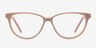 Aliyah Ivory AcetateEyeglass Frames from EyeBuyDirect, Front View