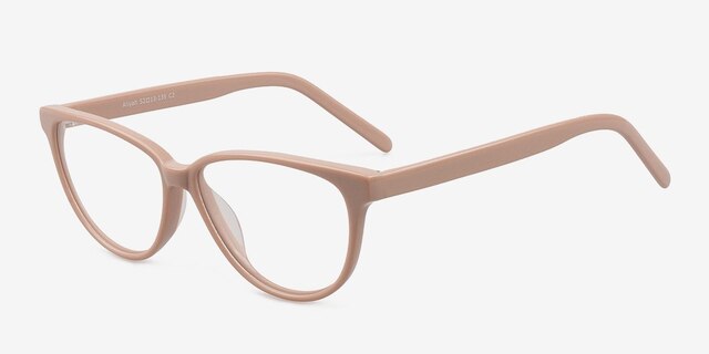 Aliyah Ivory AcetateEyeglass Frames from EyeBuyDirect, Angle View