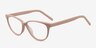 Aliyah Ivory AcetateEyeglass Frames from EyeBuyDirect, Angle View