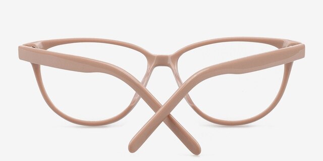 Aliyah Ivory AcetateEyeglass Frames from EyeBuyDirect, Closed View