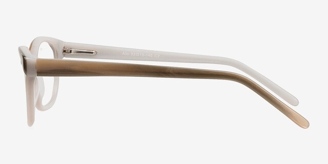 Ally Ivory AcetateEyeglass Frames from EyeBuyDirect, Side View