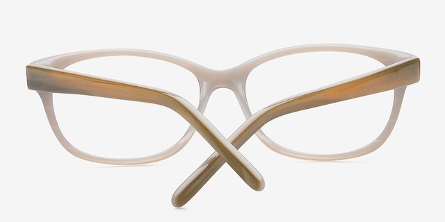Ally Ivory AcetateEyeglass Frames from EyeBuyDirect, Closed View