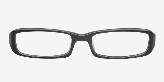 Amalia Black AcetateEyeglass Frames from EyeBuyDirect, Front View