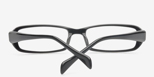 Amalia Black AcetateEyeglass Frames from EyeBuyDirect, Closed View