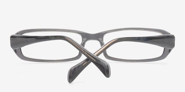 Amalia Grey AcetateEyeglass Frames from EyeBuyDirect, Closed View