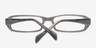 Amalia Grey AcetateEyeglass Frames from EyeBuyDirect, Closed View