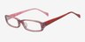 Amalia Purple & Red AcetateEyeglass Frames from EyeBuyDirect, Angle View