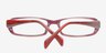 Amalia Purple & Red AcetateEyeglass Frames from EyeBuyDirect, Closed View