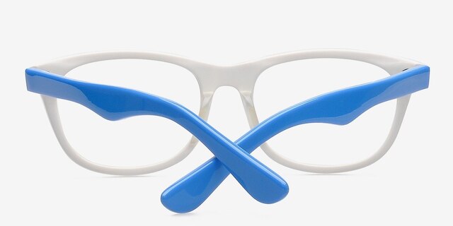 Jem White AcetateEyeglass Frames from EyeBuyDirect, Closed View