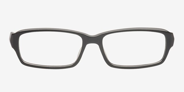 Kim Black & Coffee AcetateEyeglass Frames from EyeBuyDirect, Front View