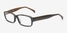 Kim Black & Coffee AcetateEyeglass Frames from EyeBuyDirect, Angle View