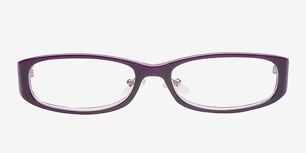 Amani Purple/Clear Acetate Eyeglass Frames
