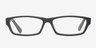 Joss Black AcetateEyeglass Frames from EyeBuyDirect, Front View
