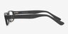 Joss Black AcetateEyeglass Frames from EyeBuyDirect, Side View