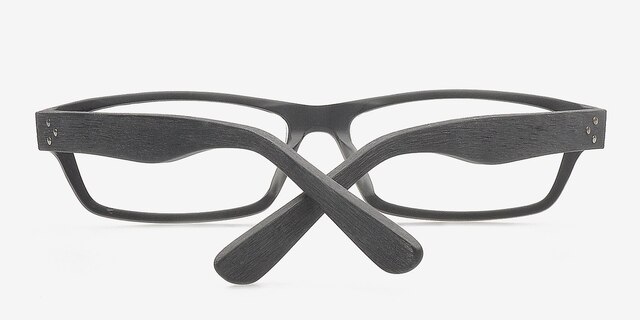 Joss Black AcetateEyeglass Frames from EyeBuyDirect, Closed View