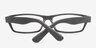Joss Black AcetateEyeglass Frames from EyeBuyDirect, Closed View