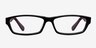 Joss Black & Purple AcetateEyeglass Frames from EyeBuyDirect, Front View