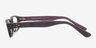 Joss Black & Purple AcetateEyeglass Frames from EyeBuyDirect, Side View