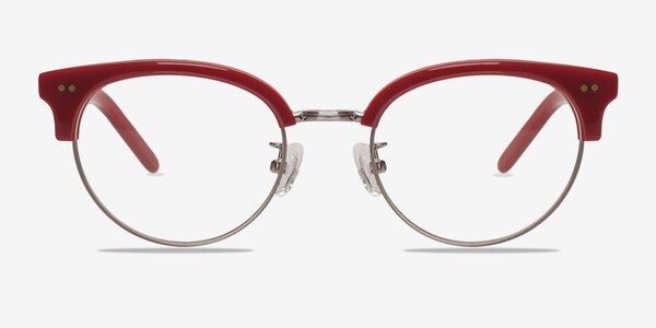 Annabel Red Acetate-metal Eyeglass Frames