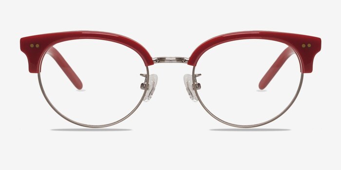 Annabel Red Acetate-metal Eyeglass Frames from EyeBuyDirect