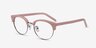 Annabel Pink Acetate-metalEyeglass Frames from EyeBuyDirect, Angle View
