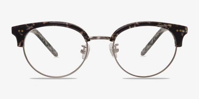 Annabel Gunmetal & Tortoise Acetate-metalEyeglass Frames from EyeBuyDirect, Front View